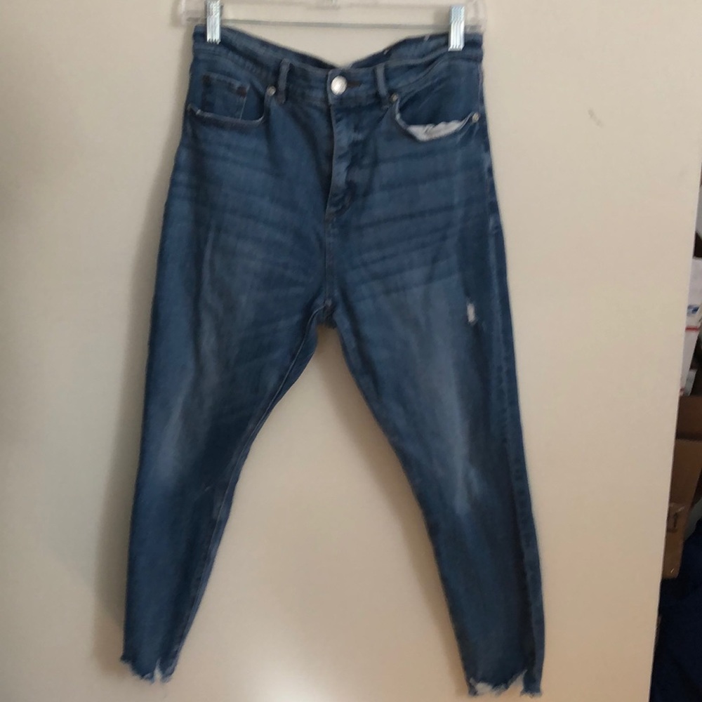 EUC Loft high waist skinny jeans